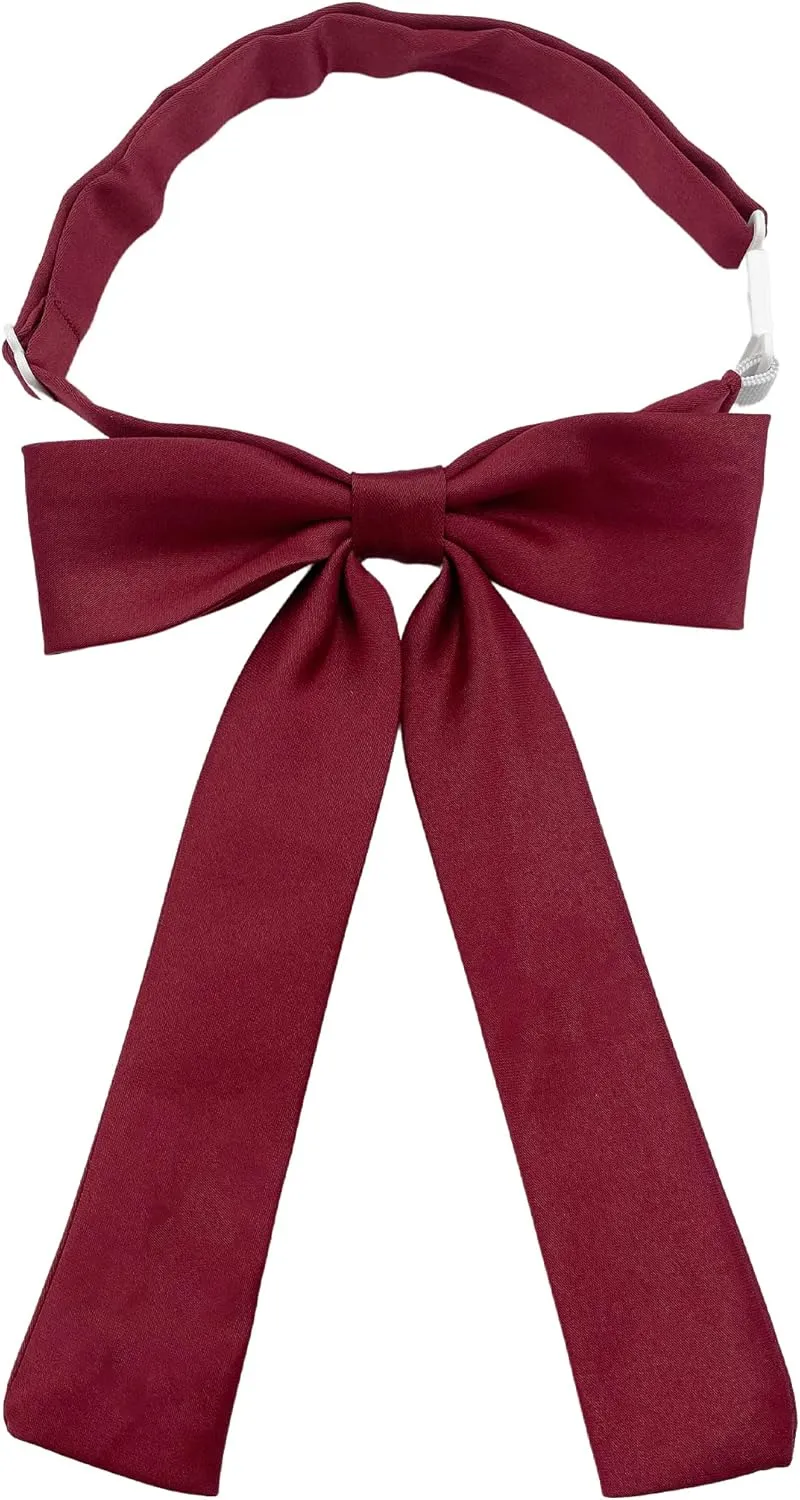 Bow Tie For Women, Satin Elegant Bowtie for Dresses & Graduation & School Uniform & Weddings UY-WBT-8