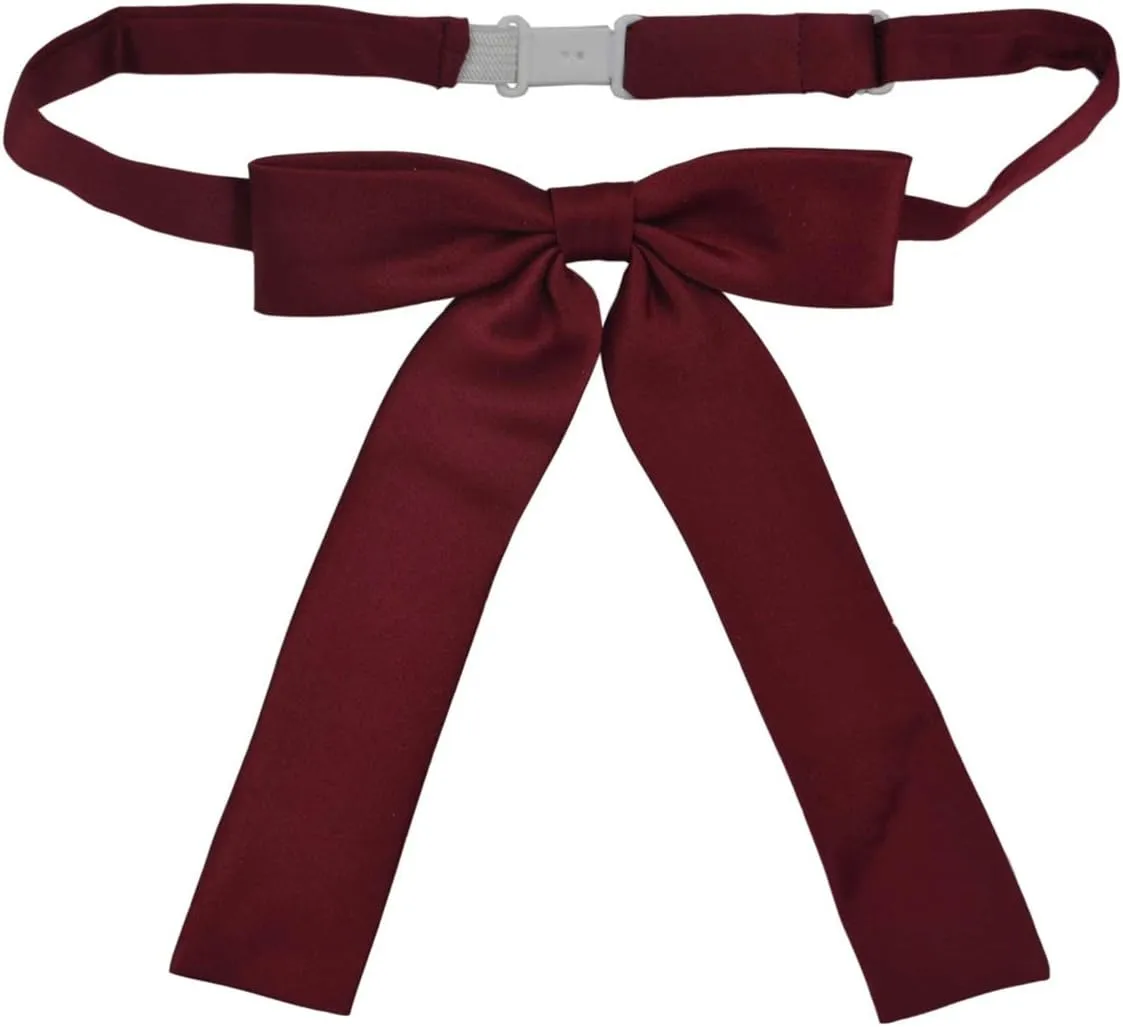 Bow Tie For Women, Satin Elegant Bowtie for Dresses & Graduation & School Uniform & Weddings UY-WBT-8