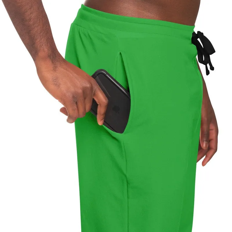 Bright Green Joggers | Unisex | with PLUS sizes | Bright Pure Green | C75M0Y100K0