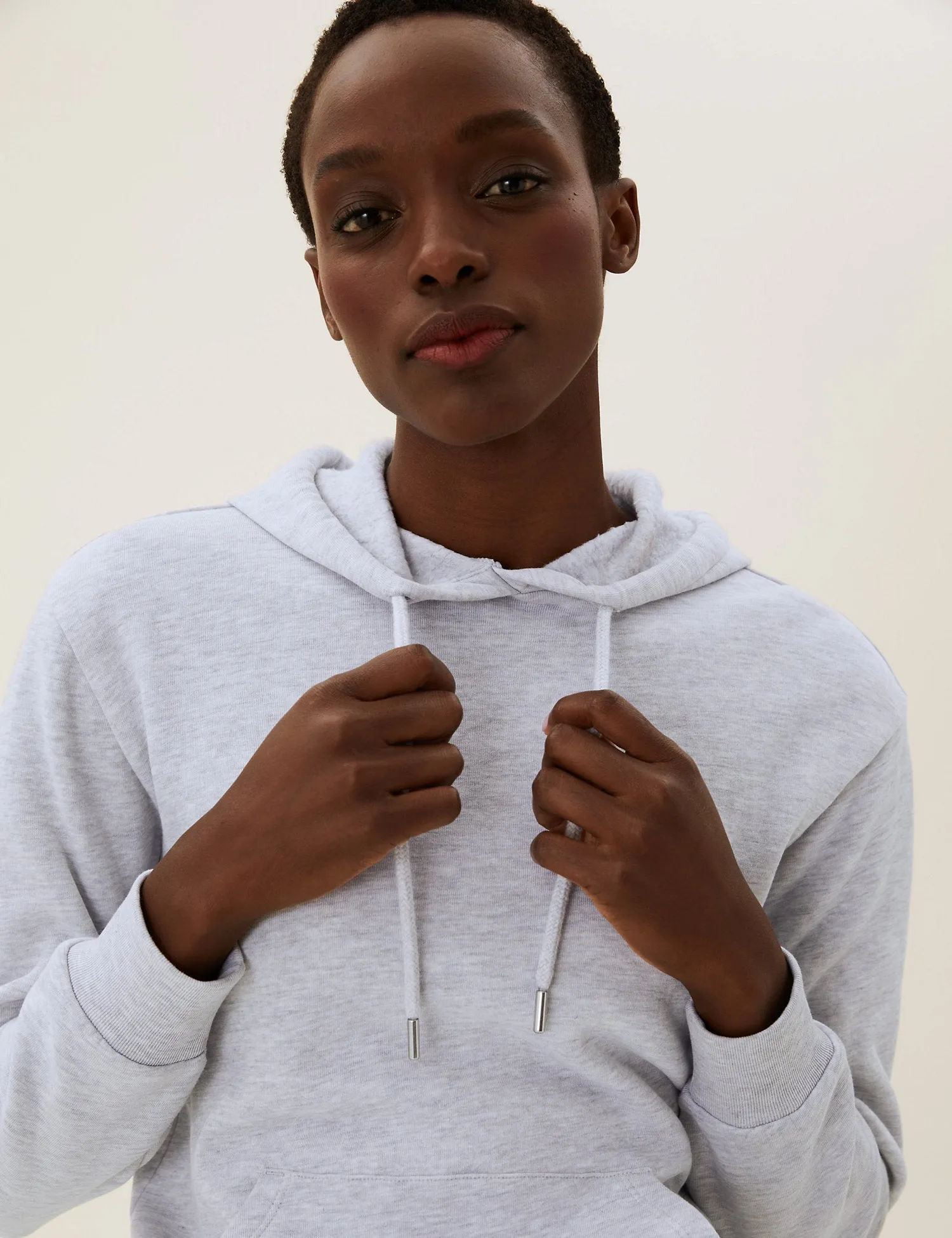 Cotton Long Sleeve Hoodie