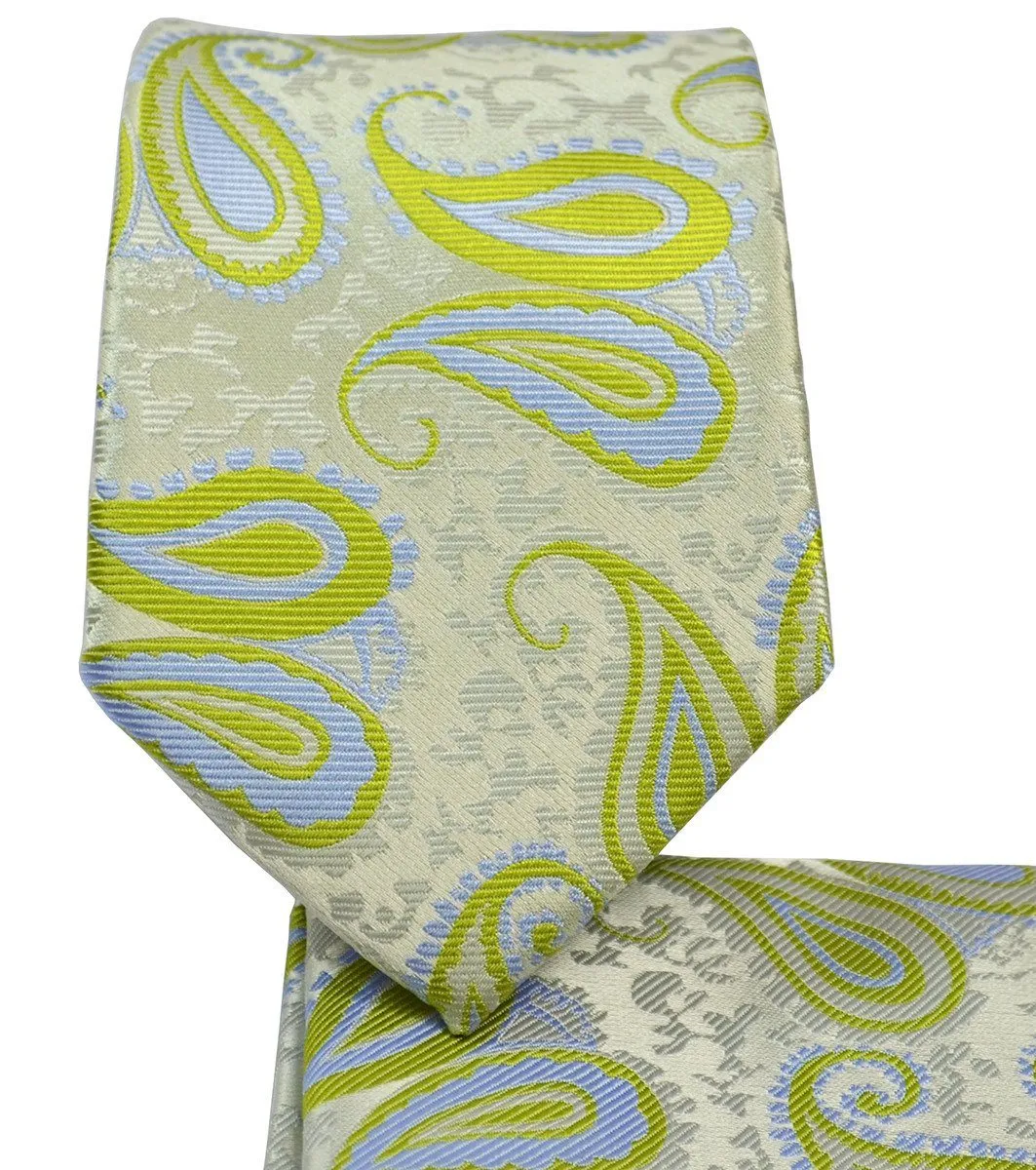 Daiquiri Green Tie and Pocket Square Set