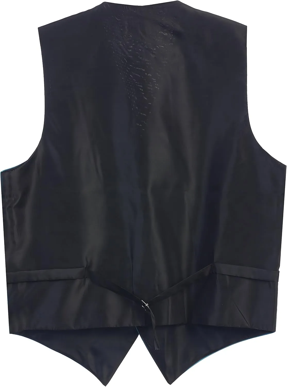 Gioberti Men's Formal 4pc Satin Vest Necktie Bowtie and Pocket Square