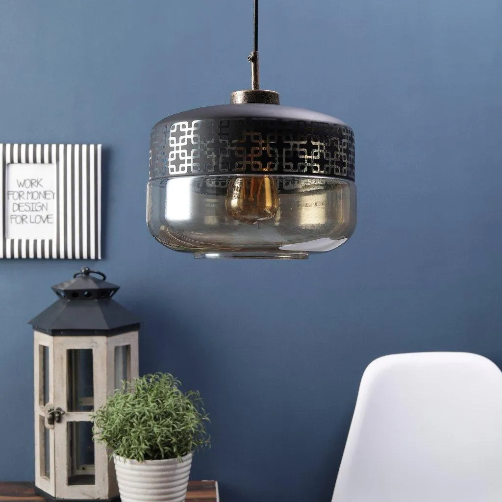 GOLD BLACK Honey Single Hanging Light GH-5001-HBP