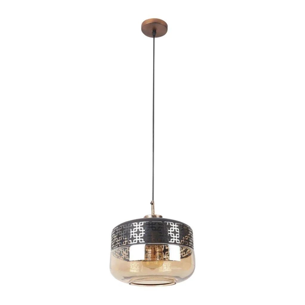 GOLD BLACK Honey Single Hanging Light GH-5001-HBP