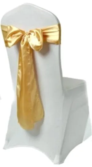 Gold Satin Sash