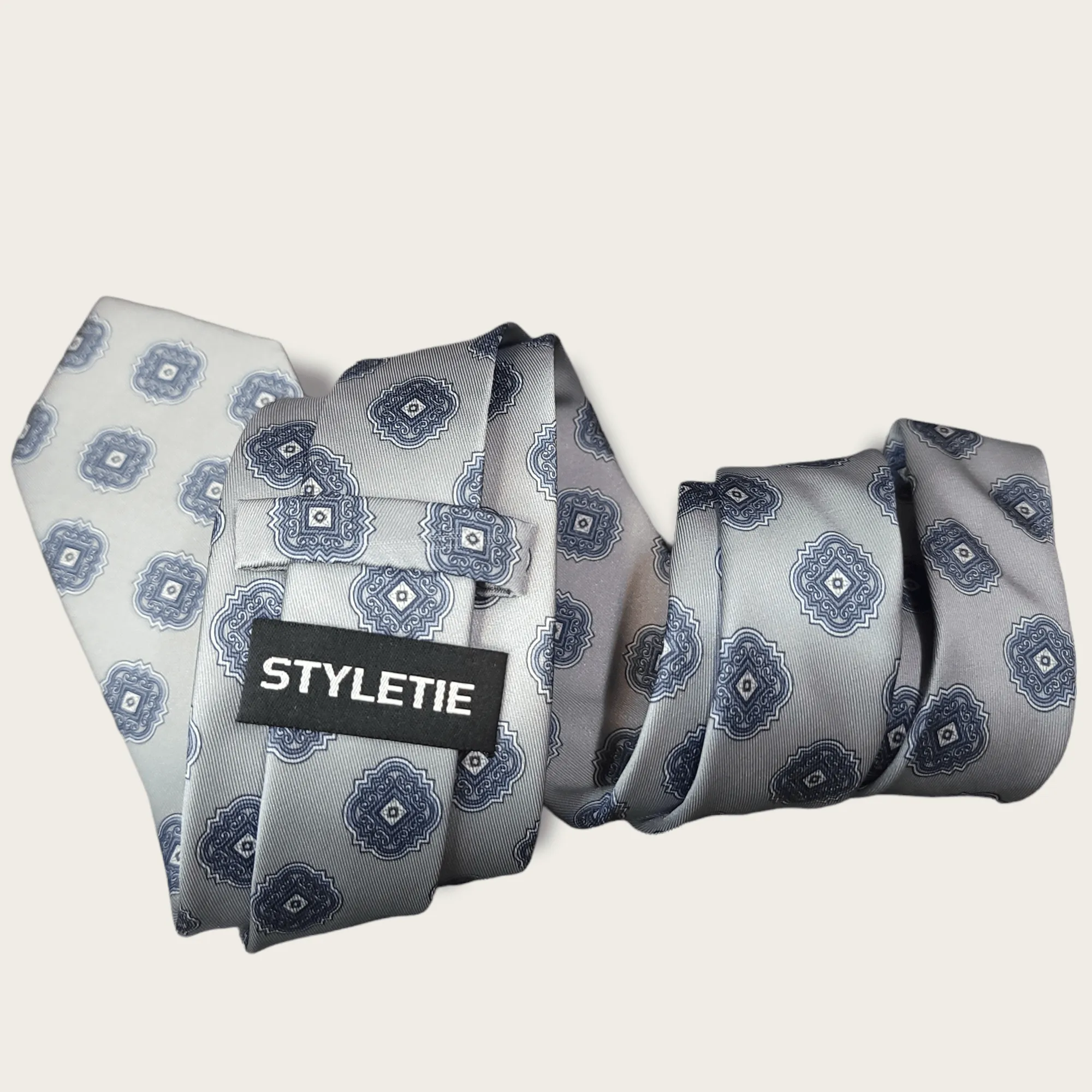 Gray Luxury Tie