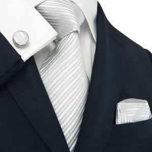 Gray Wedding Tie Set JPM1823C
