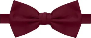 Jacob Alexander Men's Pretied Banded Adjustable Solid Color Bowtie
