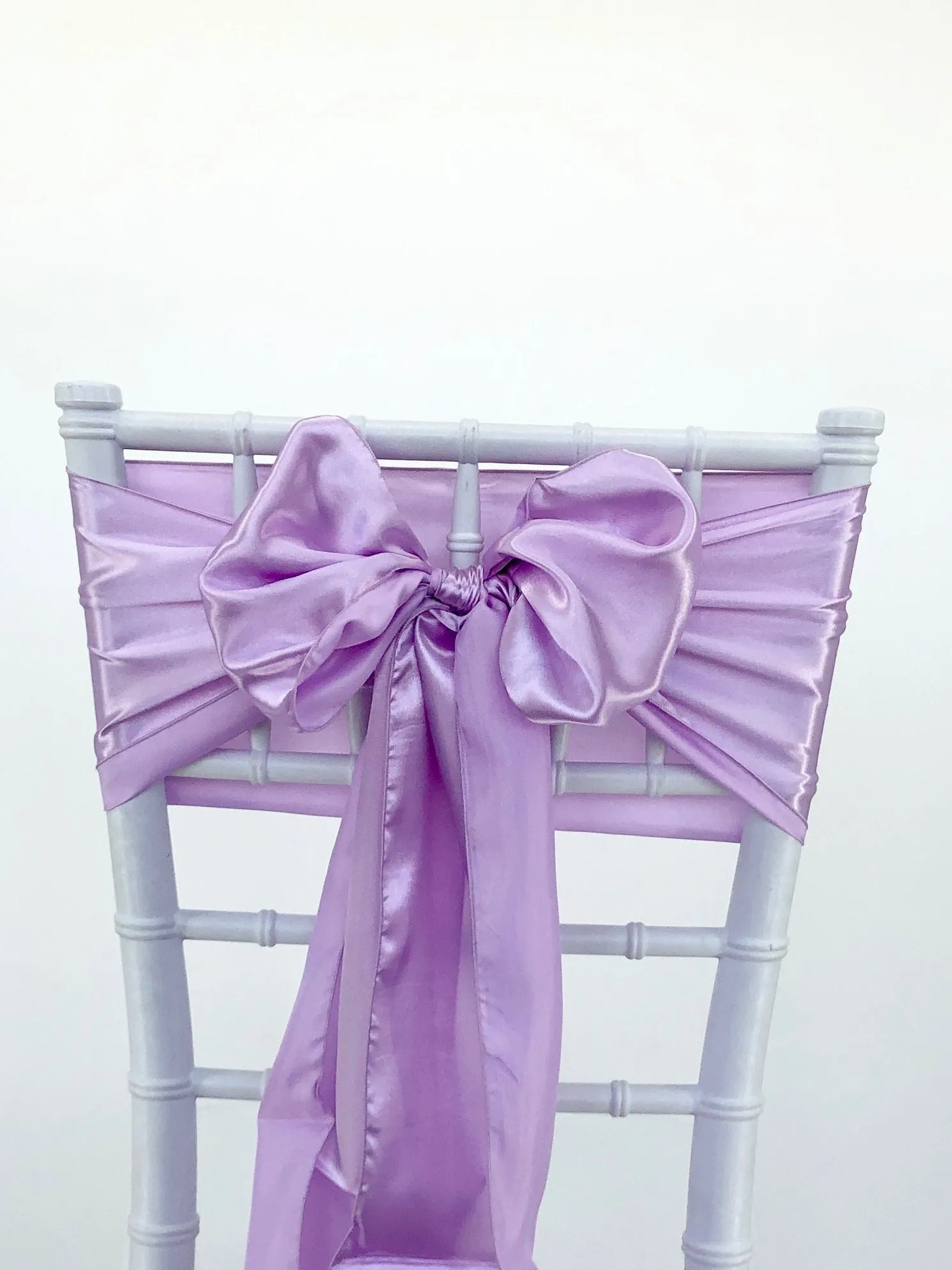 Lavender Satin Sashes