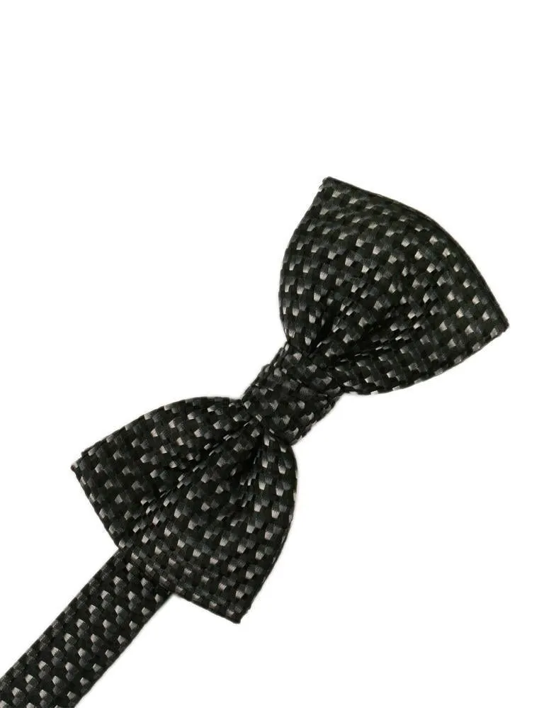 Lime Venetian Pin Dot Bow Tie