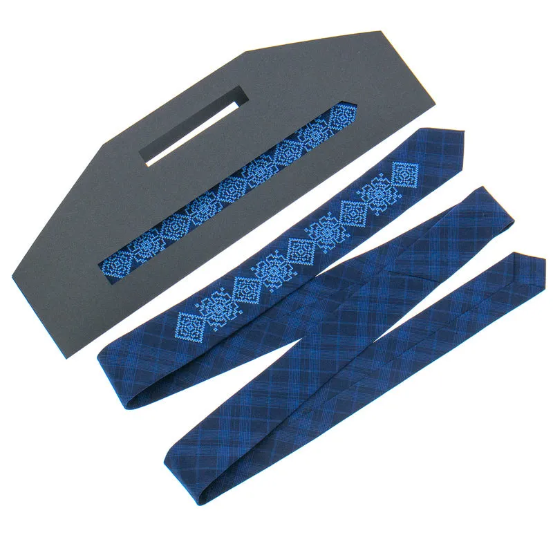 Navy Slim Tie