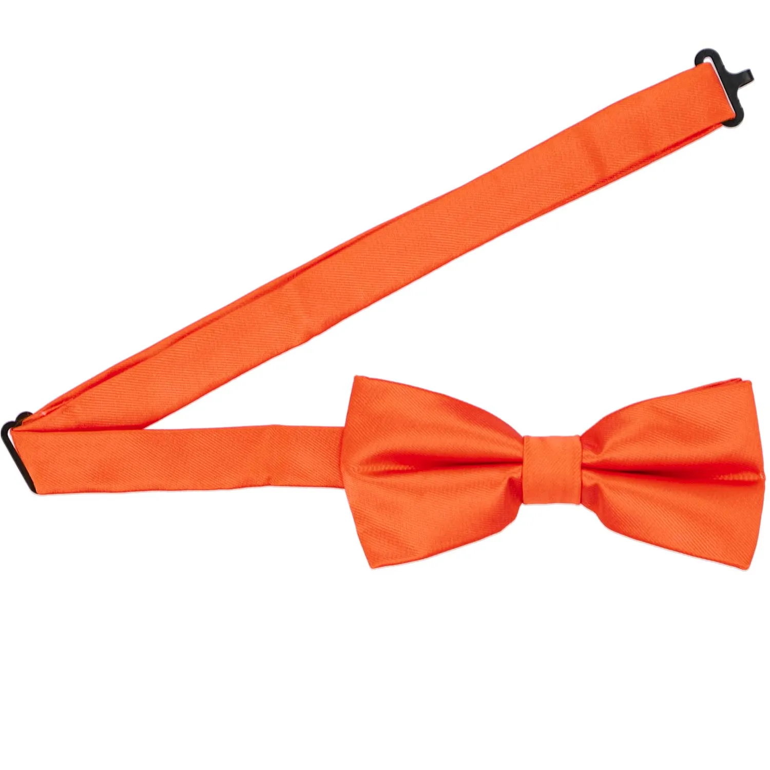 Tangerine Band Collar Bow Tie