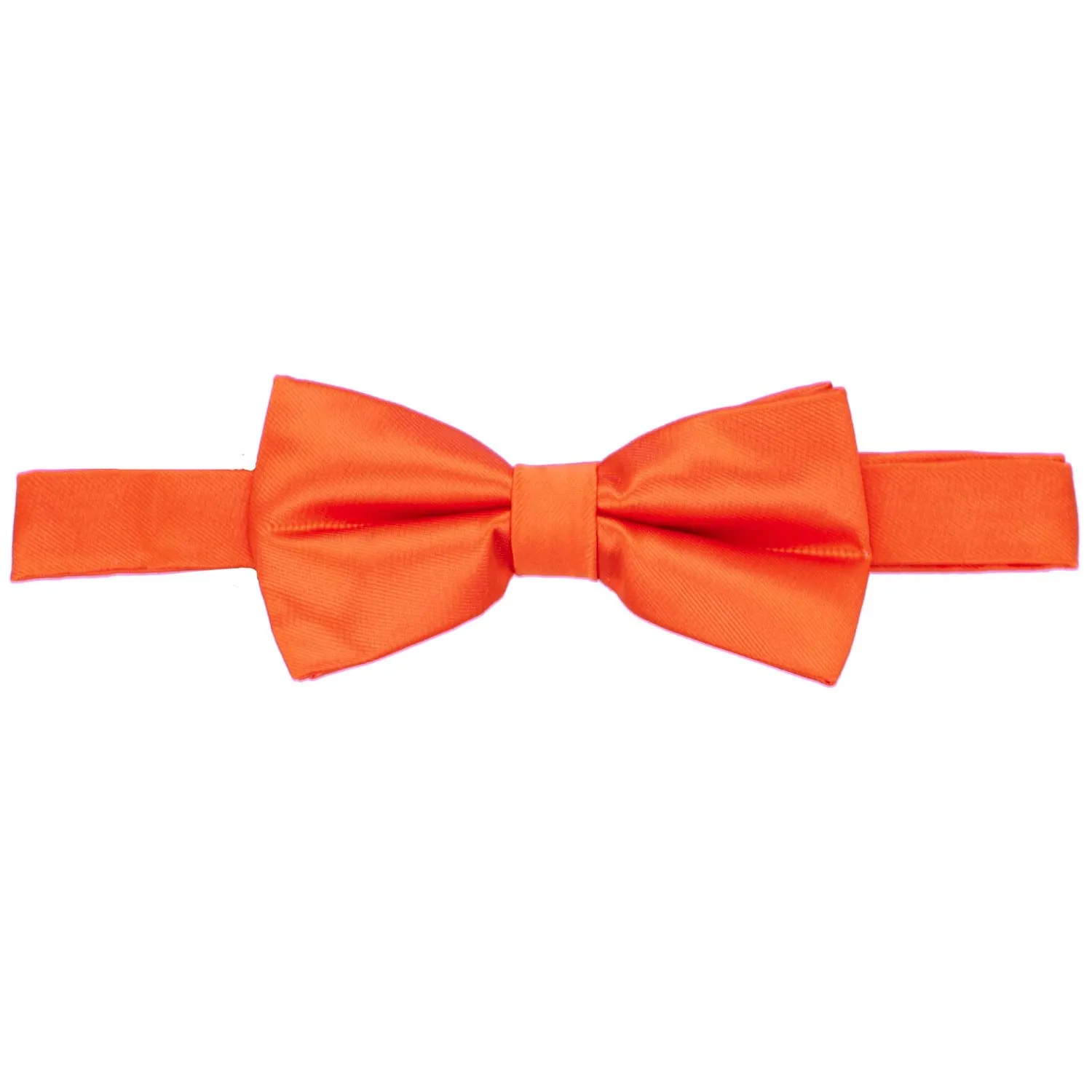 Tangerine Band Collar Bow Tie