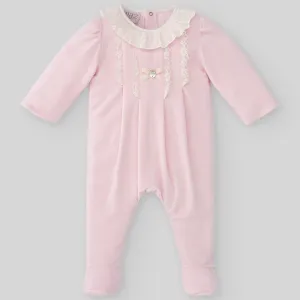 Ternura Chalk Pink Footie w/ Hat